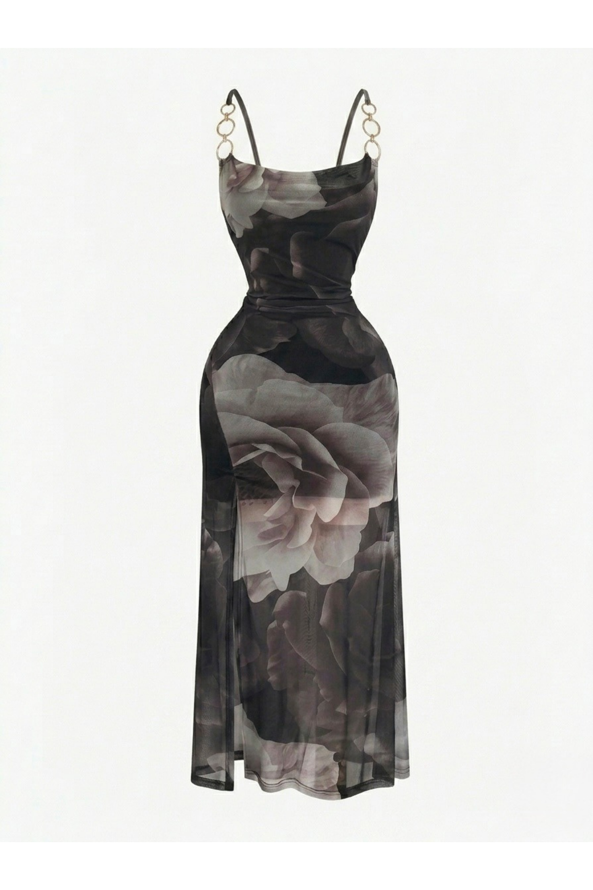 VESTIDO AROS DORADOS