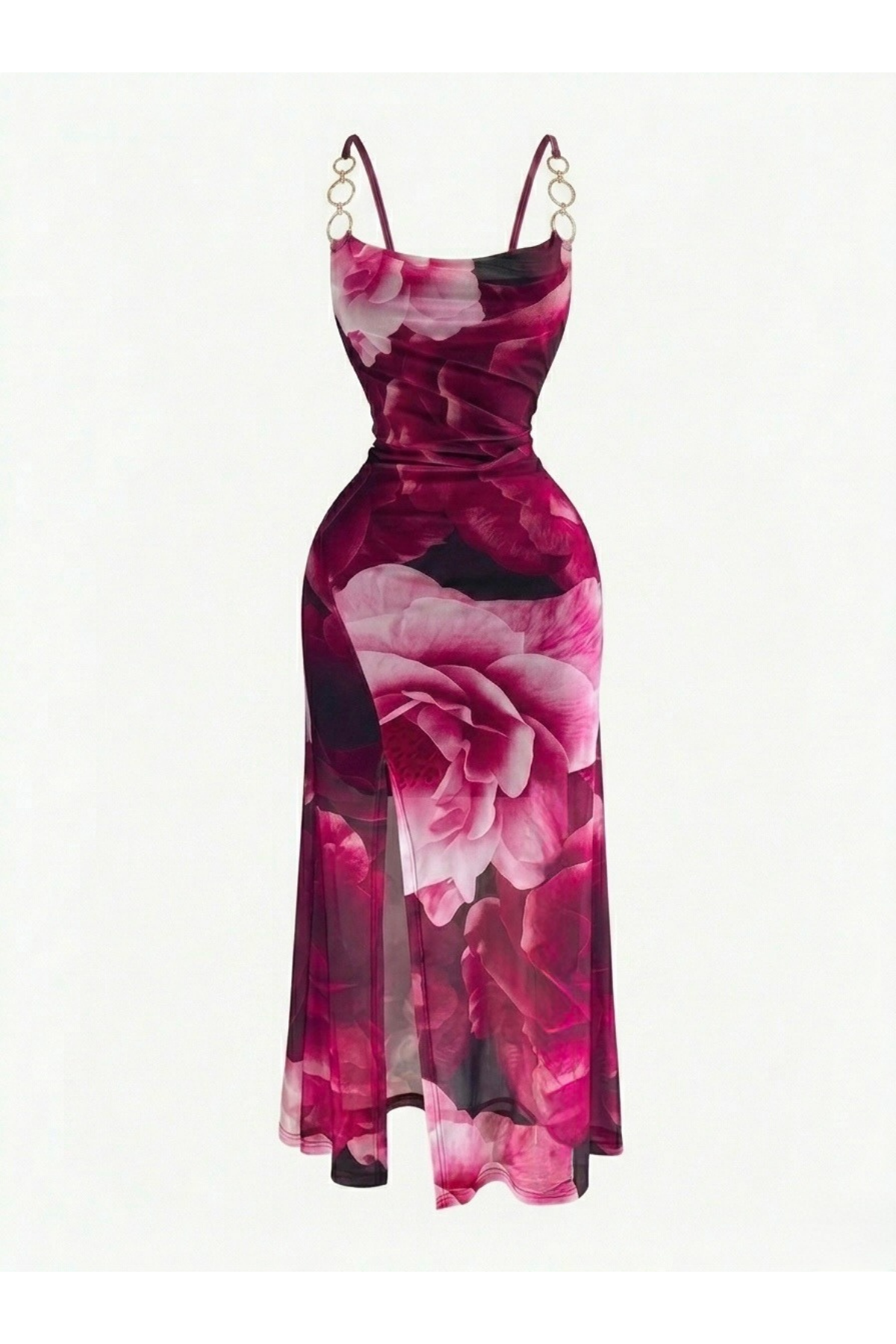 VESTIDO AROS DORADOS