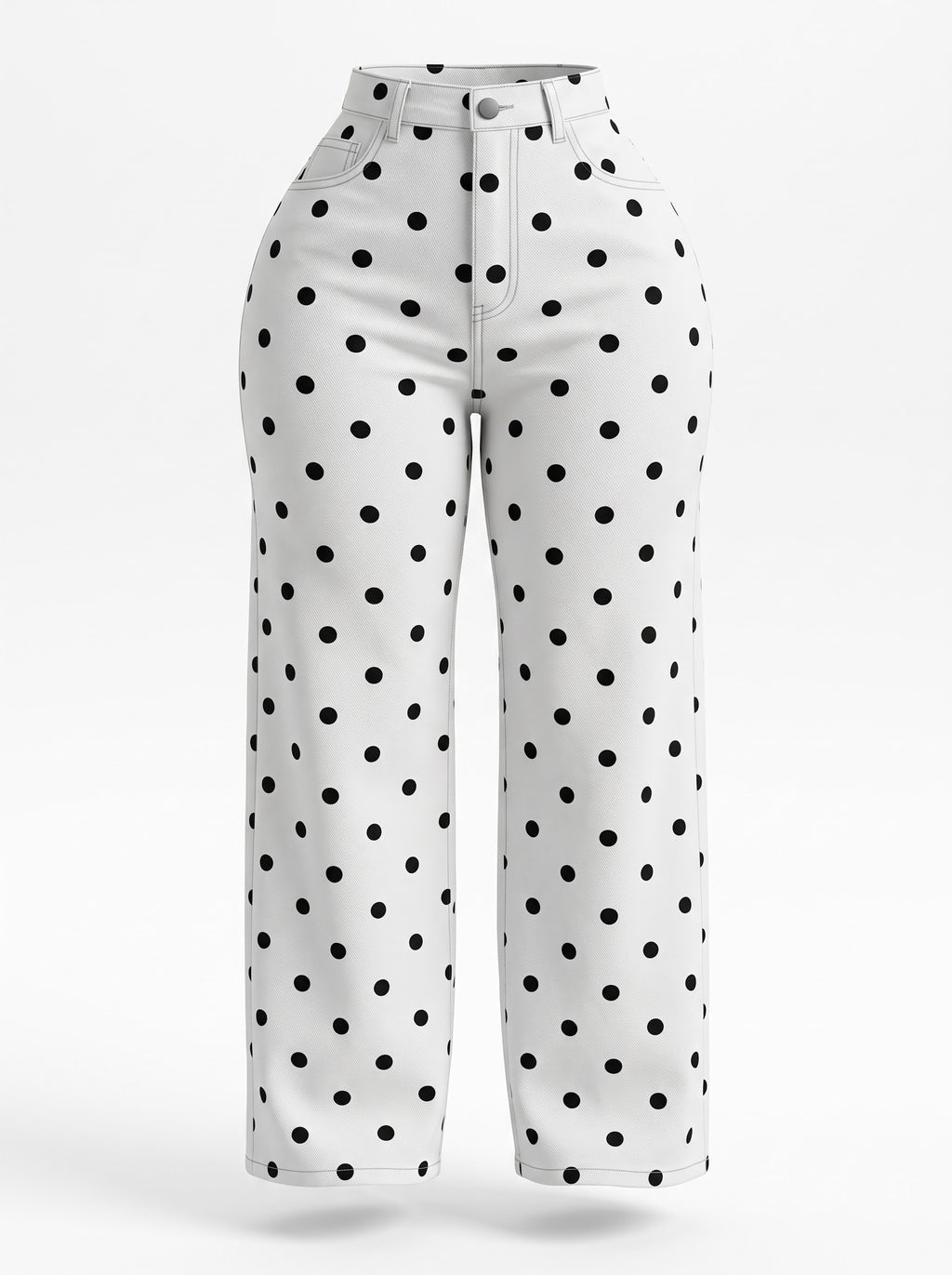 Pantalón White and Black